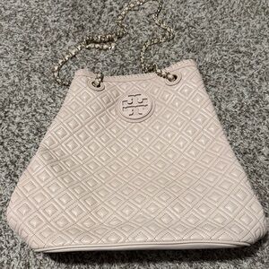 Tory Burch Blush Quilted Backpack Bag